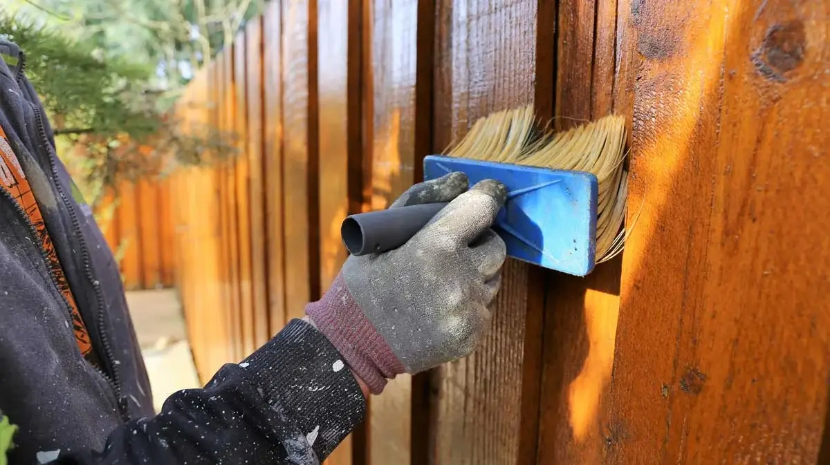 staining-fence